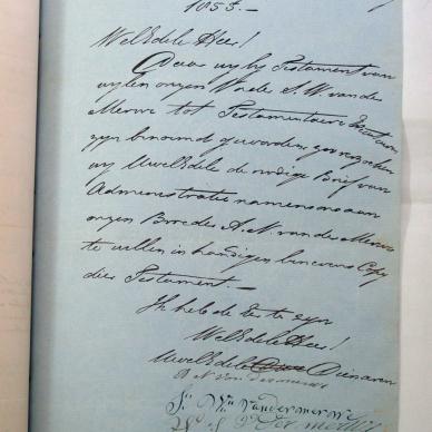 MERWE Schalk Willem VAN DER - 1854