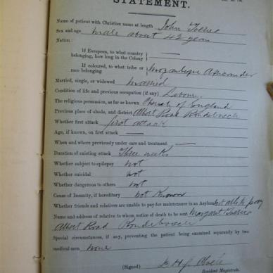 TOERIEN John - MOOC 6/9/361, 586 - Death Notice Statement