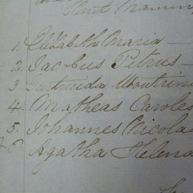 TOERIEN Agatha Helena married KRIEL - Died 02/06/1856 - Age 39