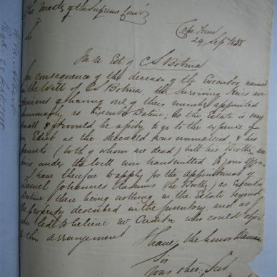 BOTMA Cornelis Stephanus - died 18/08/1858 Age 31y 1m 9d
