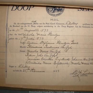 BURGER Dirk Albert, 1931, MOOC 6-9-3833, 28809 (5)