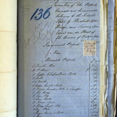 BURGER Elizabeth Sophia, surviving spouse Evert van der HORST