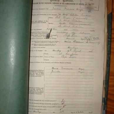 BURGER Jacobus Francois, 1926, MOOC 6-9-3046, 12966