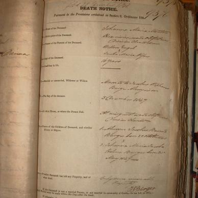 BURGER Johanna Maria nee MOUTON, 1848, MOOC 6-9-45, 9376