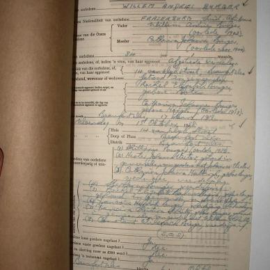 BURGER Willem Andries, 1958, MOOC 6-9-24596, 4177-58