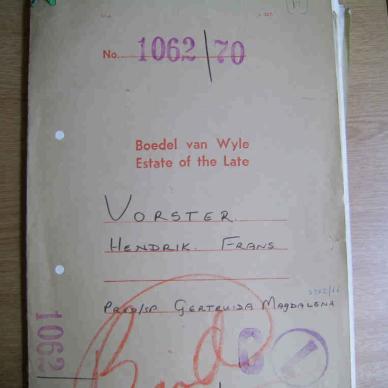 MSCE 1062-70 VORSTER H F [01]
