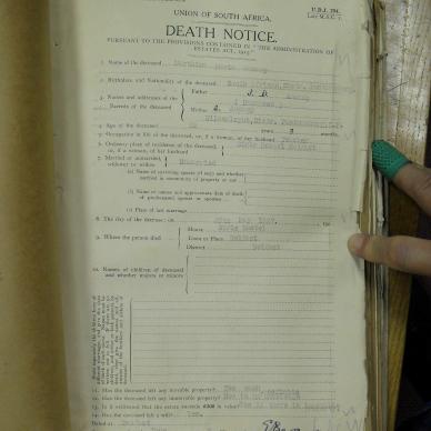 AUCAMP Martha Maria - died 25 May 1927