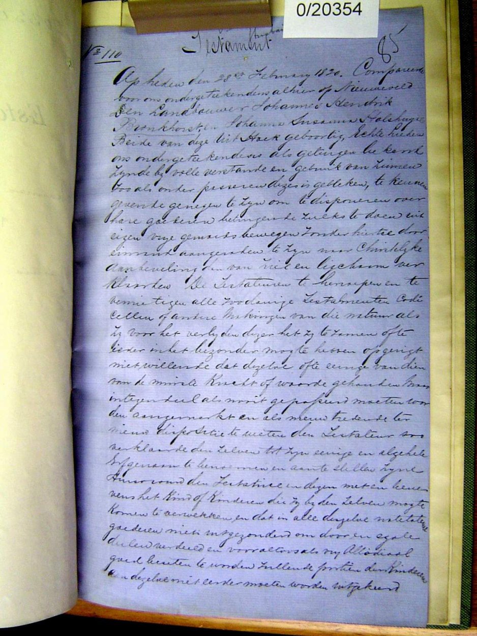 0-20354 BRONKHORST Johannes Hendrik a 0-20354 BRONKHORST Johannes Hendrik a