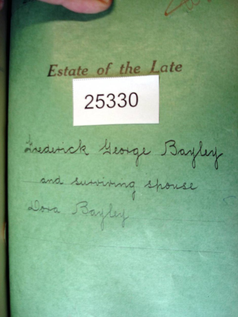 25330 BAYLEY Frederick George a 25330 BAYLEY Frederick George a