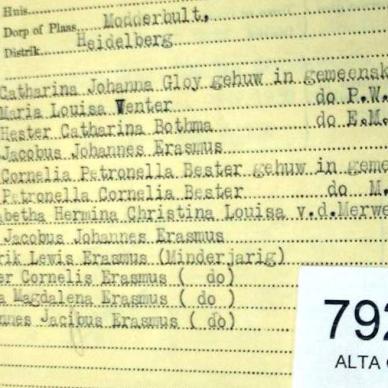 79280 BREDENHANN Catharina Johanna c