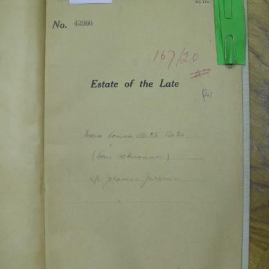 BOTES Maria Louisa Aletta born ACKERMANN - died 8 Oct 1919
