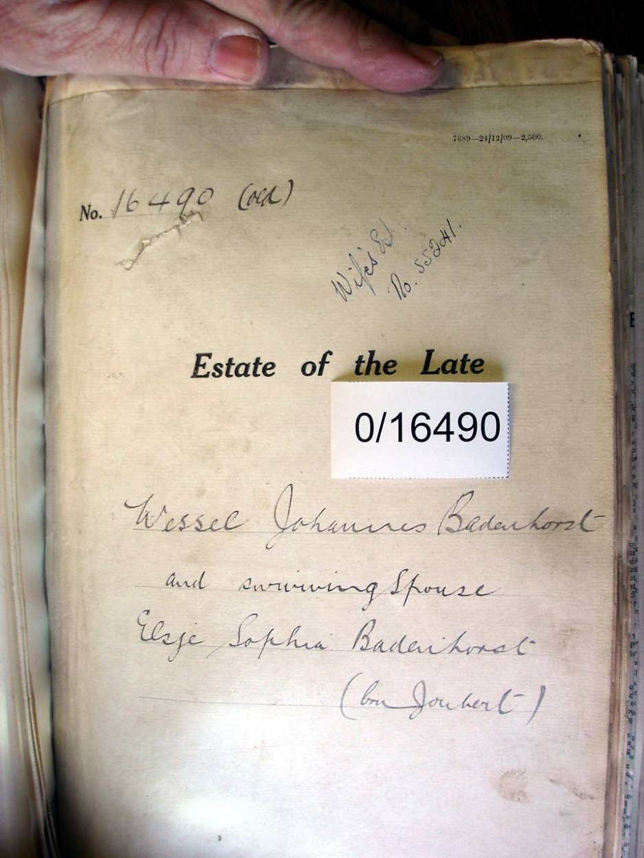 0/16490 BADENHORST Wessel Johannes_01 0/16490 BADENHORST Wessel Johannes_01