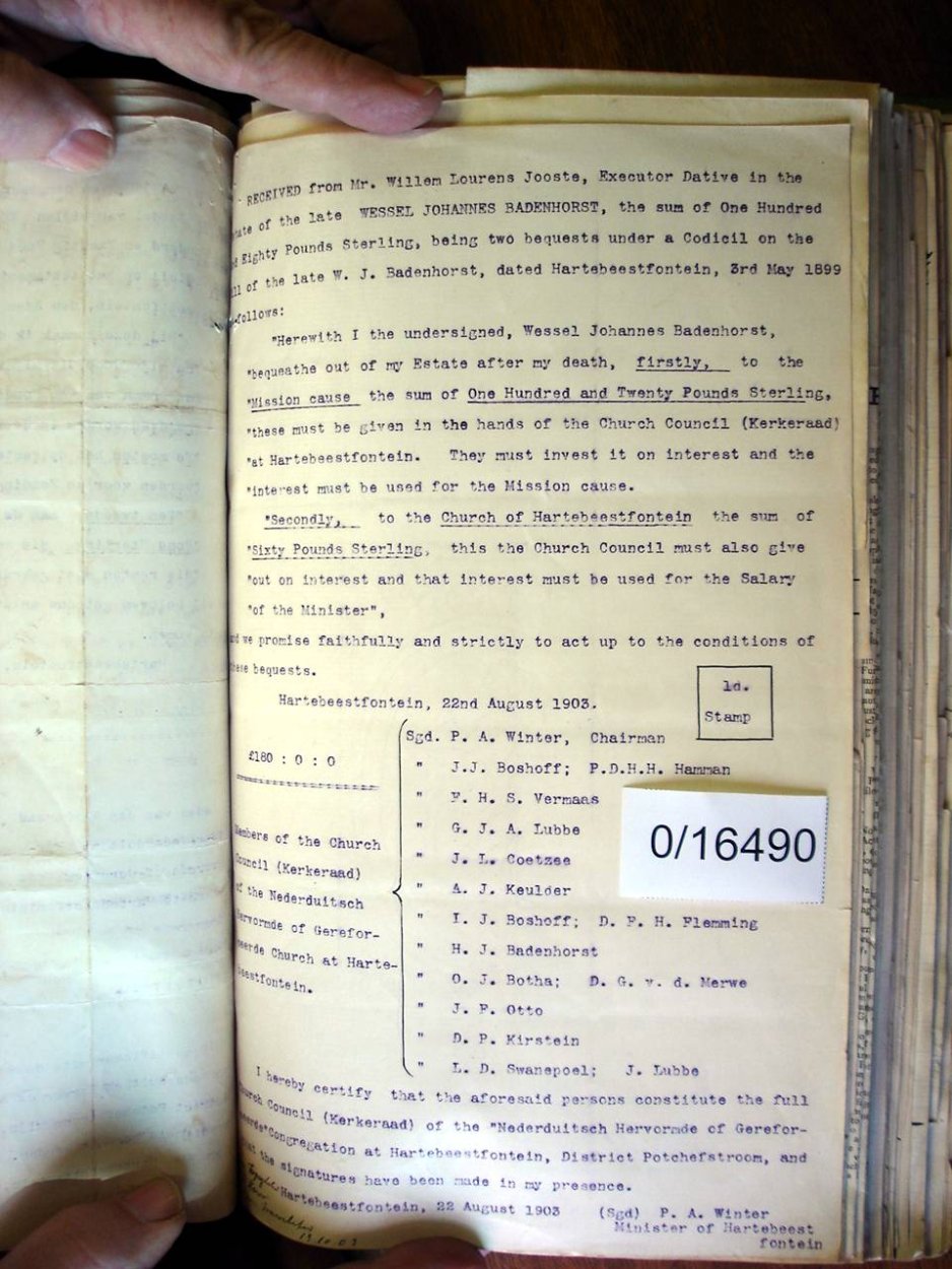 0/16490 BADENHORST Wessel Johannes_29 0/16490 BADENHORST Wessel Johannes_29