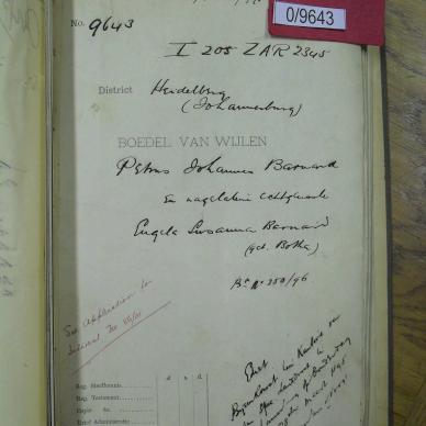 BARNARD Johannes Petrus - oorlede - Jan 1895