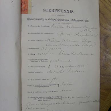 BODENSTEIN Martha Catharina nee STEYN - oorlede 6 Aug 1885