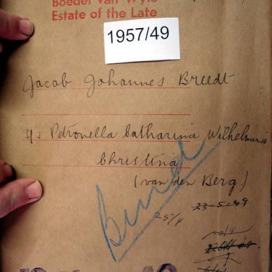 1946-49 BREEDT Jacob Johannes a