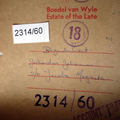 BEZUIDENHOUT Gerhardus Johannes