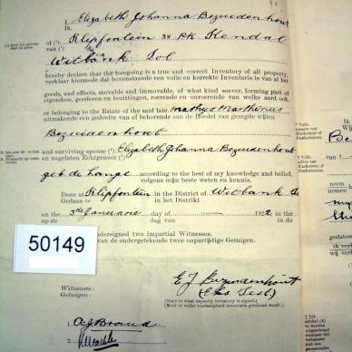 BEZUIDENHOUT Matthys Marthinus BEZUIDENHOUT Matthys Marthinus