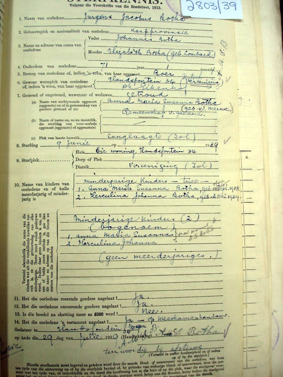 2803-39 BOTHA Jurgens Jacobus _03 2803-39 BOTHA Jurgens Jacobus _03