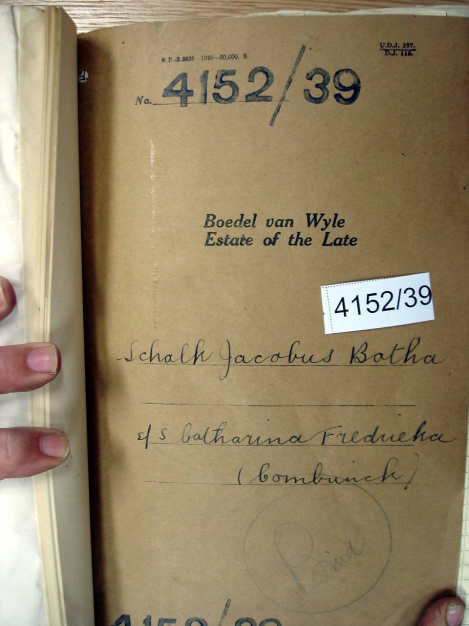 4152-39 BOTHA Schalk Jacobus _01 4152-39 BOTHA Schalk Jacobus _01