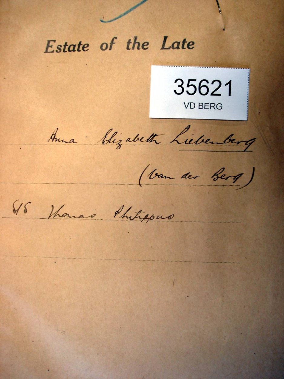 35621 VD BERG Anna Elizabeth a 35621 VD BERG Anna Elizabeth a