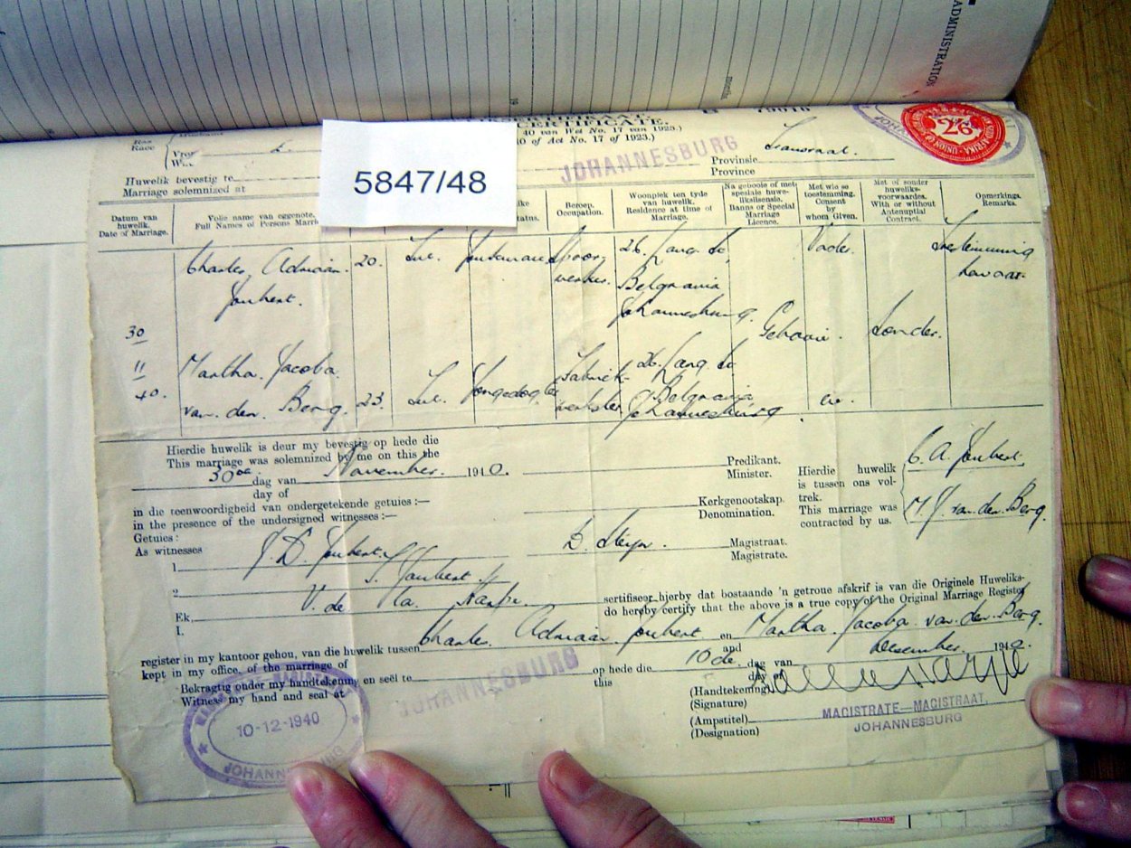 5847/48 VD BERG Martha Jacoba _02 5847/48 VD BERG Martha Jacoba _02