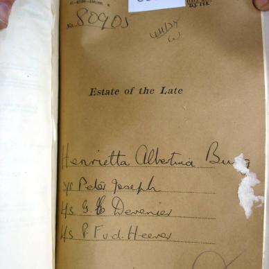 BERG Henrietta Albertina nee GENIS