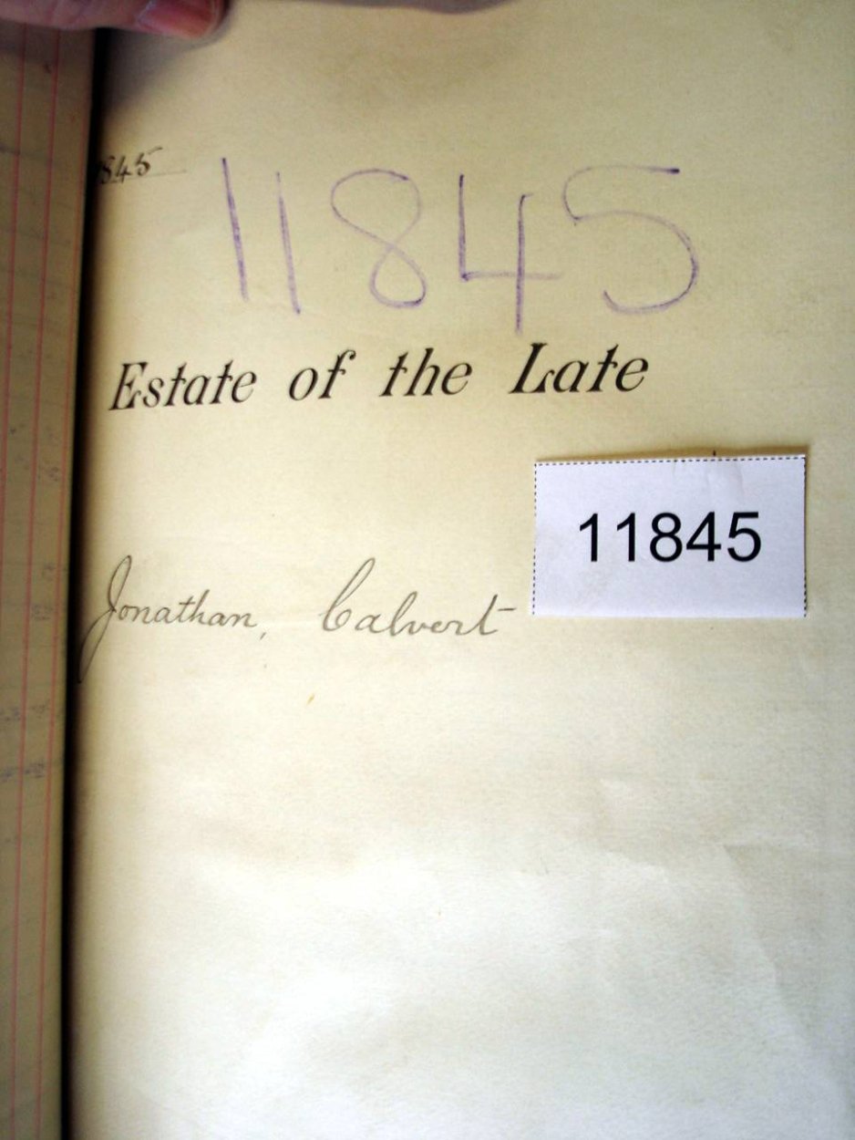 11845 CALVERT Jonathan a 11845 CALVERT Jonathan a