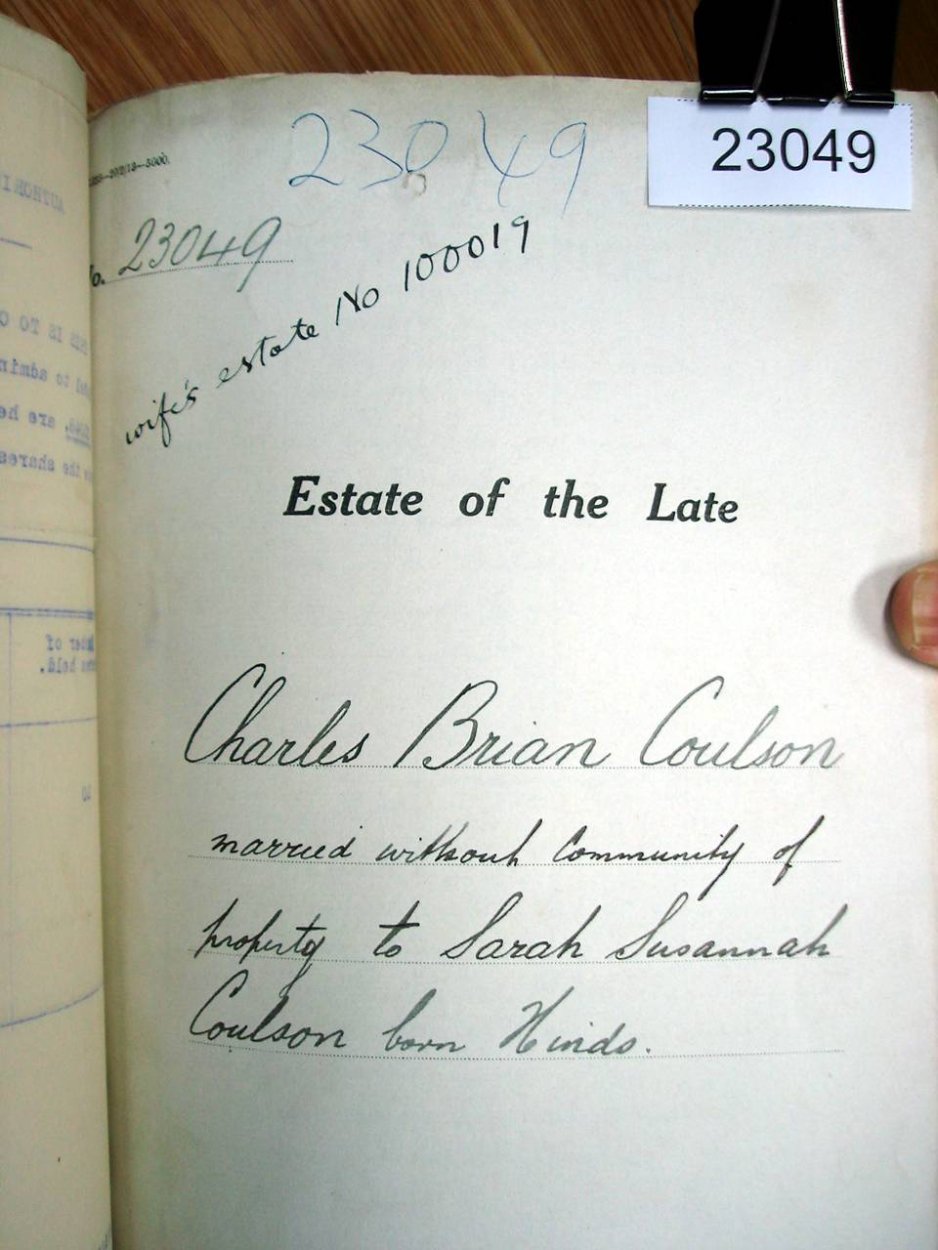 23049 COULSON Charles Brian _01 23049 COULSON Charles Brian _01
