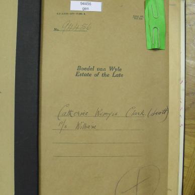 CLARK Catherine Wemyss born SCOTT - died 5 Nov 1925
