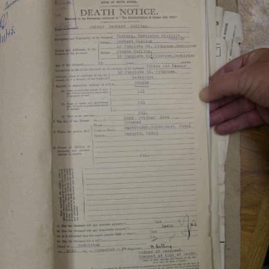 CULLING Aubrey Herbert - died 23 Oct 1944