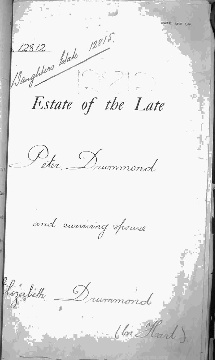 1908 TAB MHG 12812 DRUMMOND PETER 02 1908 TAB MHG 12812 DRUMMOND PETER 02