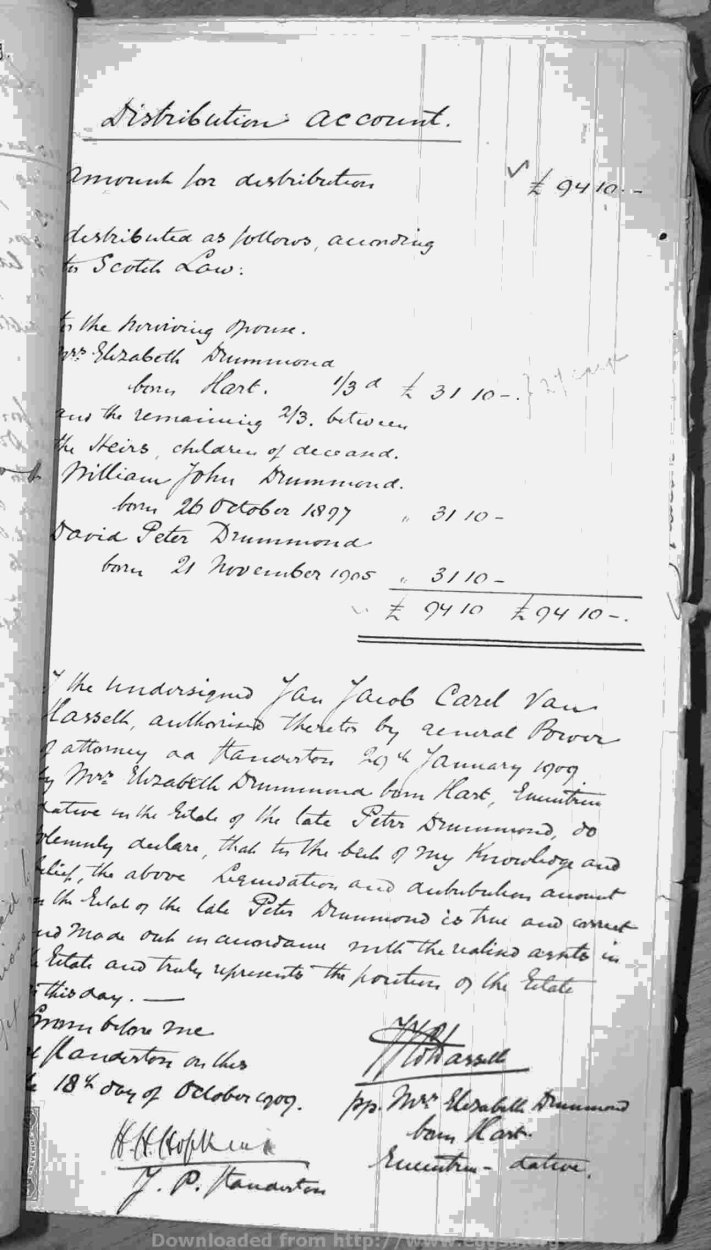 1908 TAB MHG 12812 DRUMMOND PETER 07 1908 TAB MHG 12812 DRUMMOND PETER 07