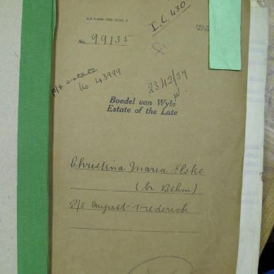 ELSKE Christina Maria nee BEHM - died 27 Sep 1937