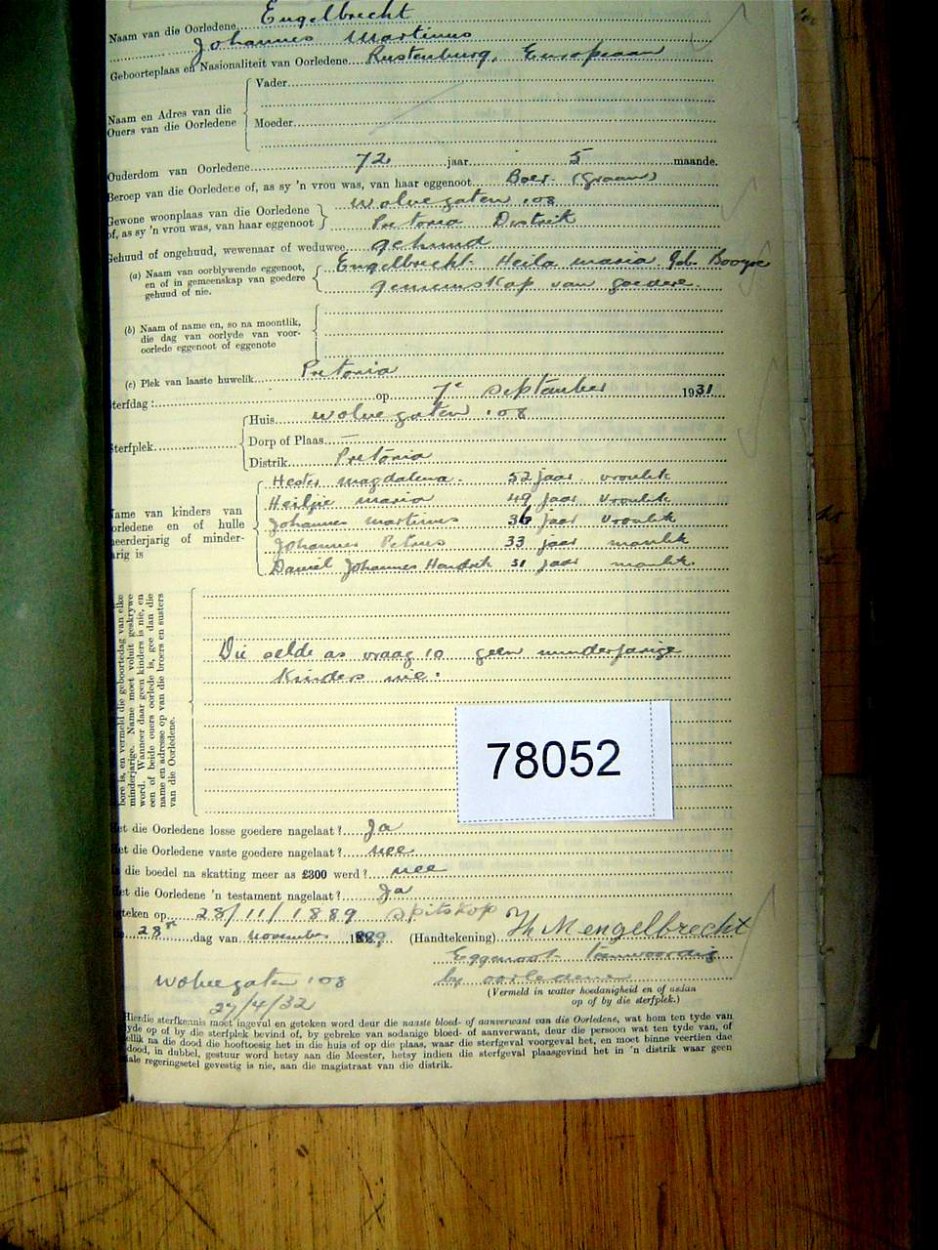 78052 ENGELBRECHT Johannes Martinus _03 78052 ENGELBRECHT Johannes Martinus _03