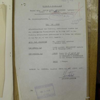 ENGELBRECHT Hester Sophia born LOOTS - died 11 Nov 1965