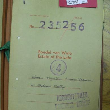 ERASMUS Albertina Magdalena  nee OPPERMAN - oorlede 4 Nov 1954