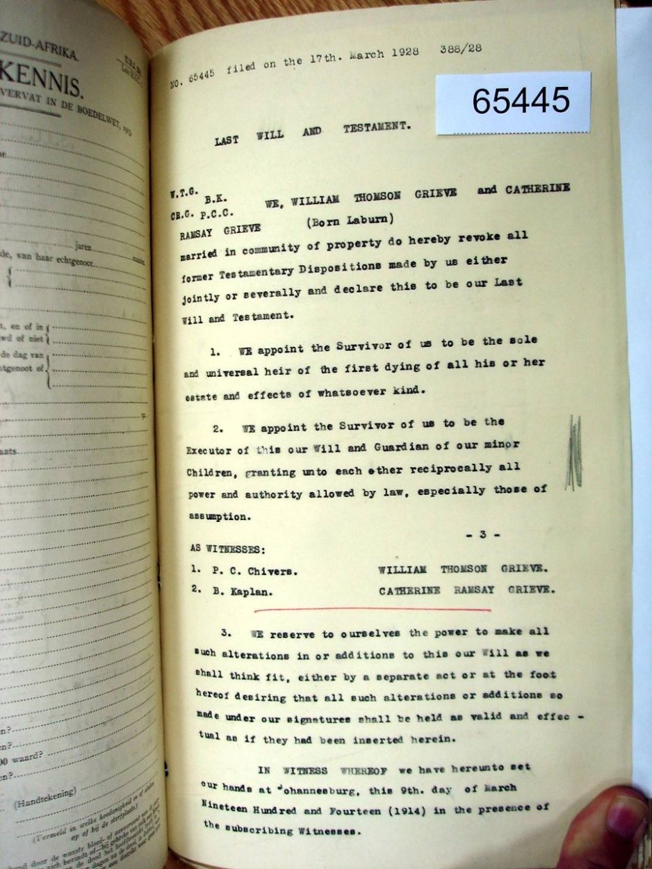 65445 GRIEVE William Thomson _03 65445 GRIEVE William Thomson _03