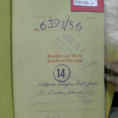 GROBLER Gottlepina Roedolfina Bester nee OPPERMAN - oorlede 8 Okt 1956