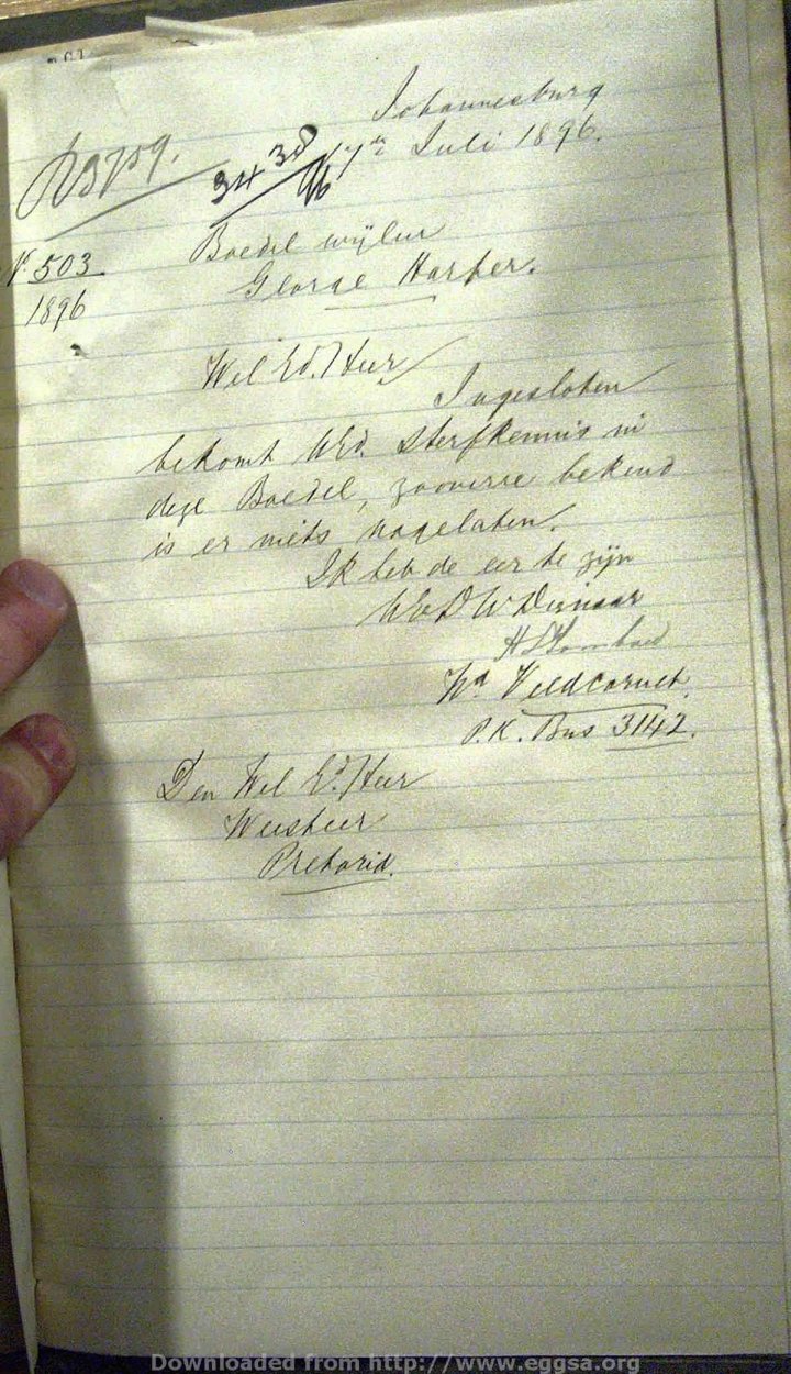 1896 TAB MHG O_11494 HARPER GEORGE 03 1896 TAB MHG O_11494 HARPER GEORGE 03