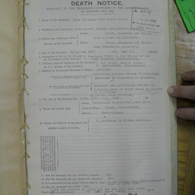 HILLMAN-HALE Kate formerly GARTON born PRIOR - died 5 Jul 1918