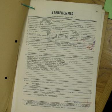 HENRICO Stephanus Johannes - died 29 Mrt 1968