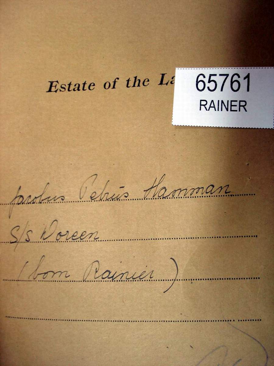 65761 HAMMAN Jacobus Petrus _01 65761 HAMMAN Jacobus Petrus _01