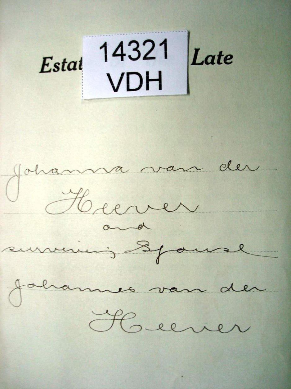 14321 HEEVER a 14321 HEEVER a