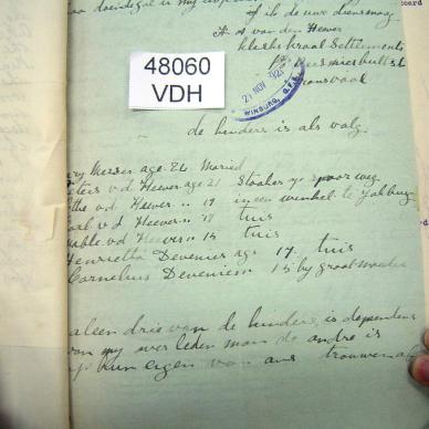 HEEVER Petrus Johannes, vd