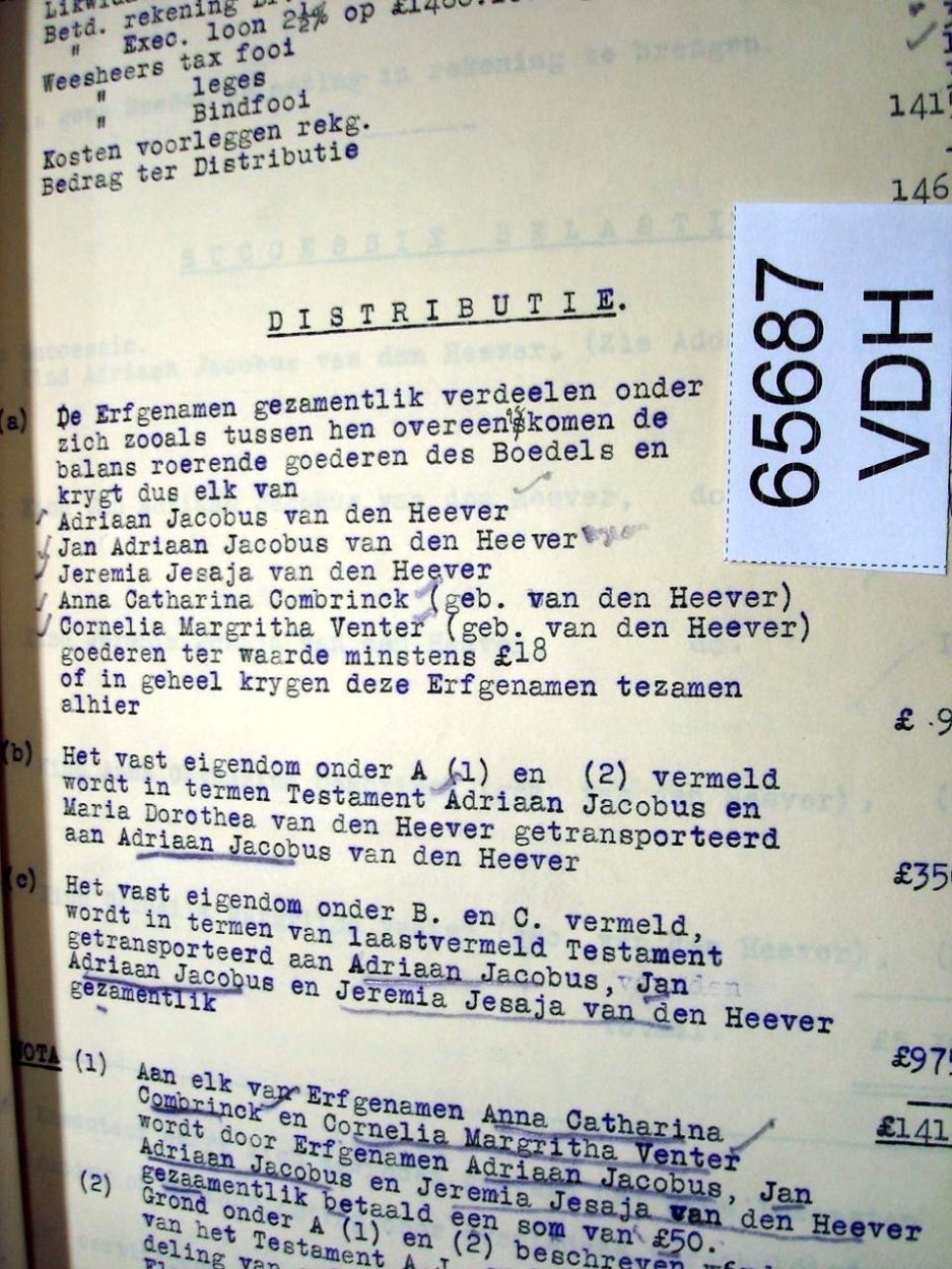 65687 VD HEEVER Adriaan Jacobus d