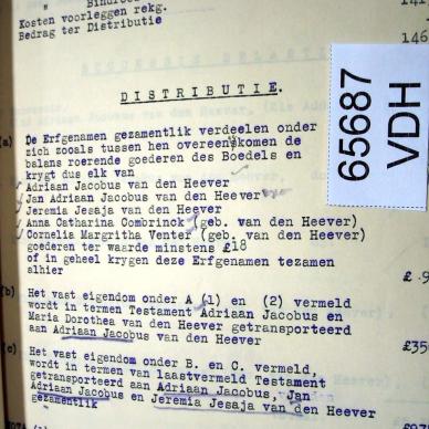 65687 VD HEEVER Adriaan Jacobus d