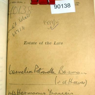 HEEVER Cornelia Petronella, VD 1859-1935