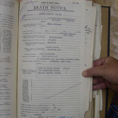 HOLMES Alfred Herbert - 22 Mrt 1953