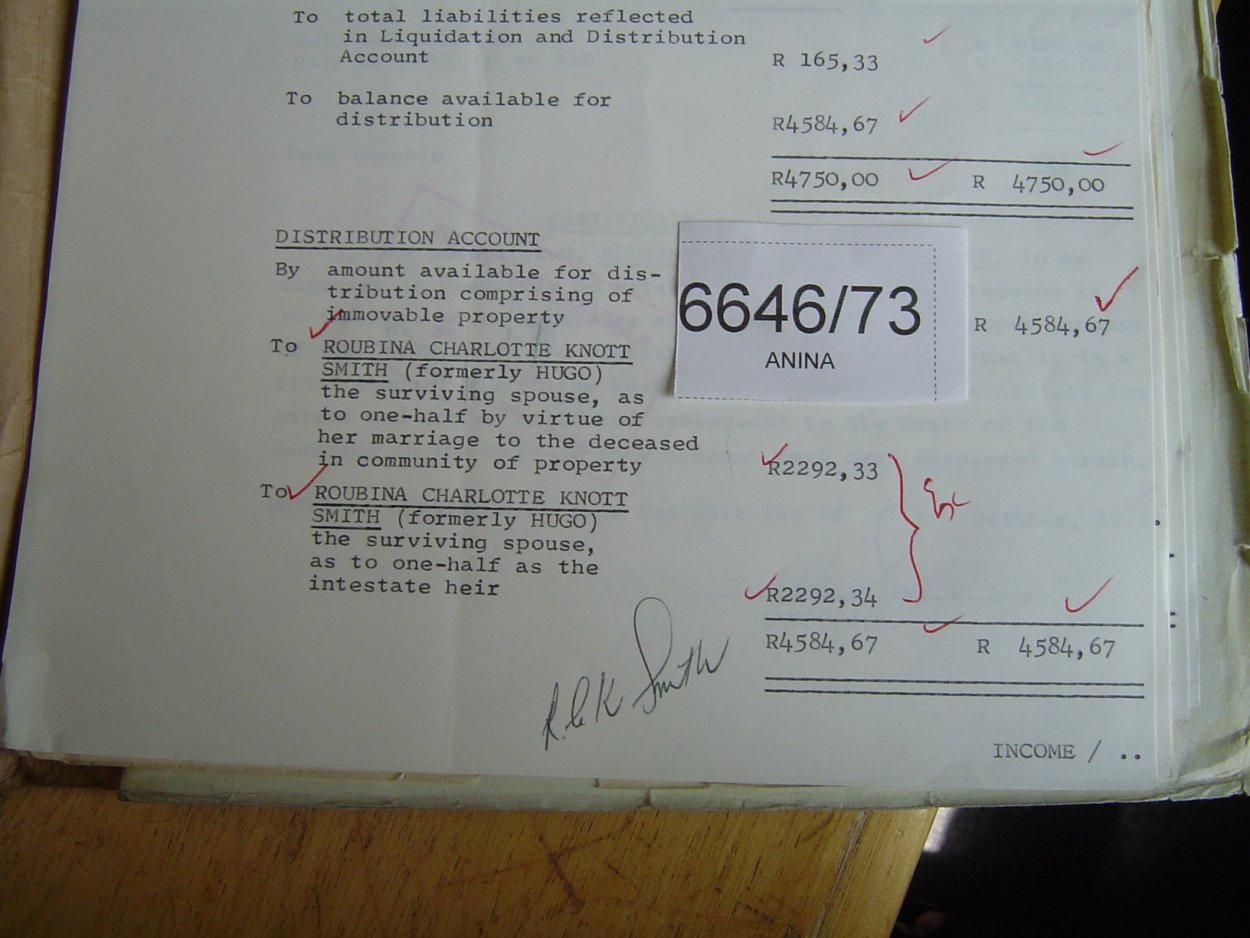 6646-73 HUGO Jan Charl (John Charles) f 6646-73 HUGO Jan Charl (John Charles) f